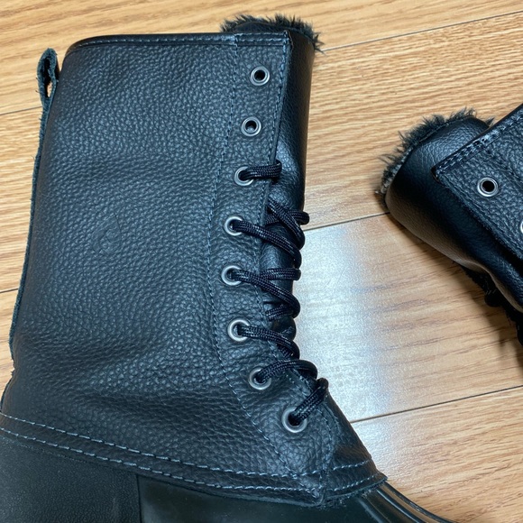 Sporto Winter Boots black duck boots steel shank size 6 women - Picture 3 of 9